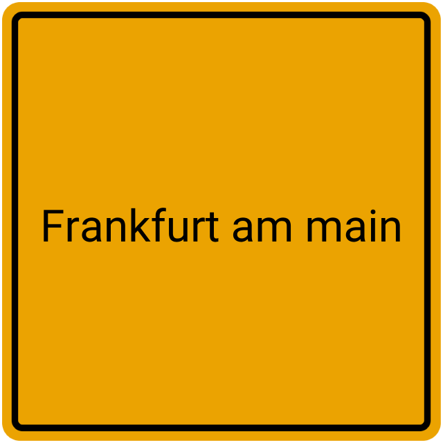 Meldebestätigung Frankfurt am Main